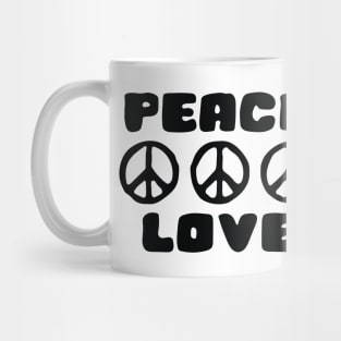 Peace and Love Mug